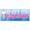 Signmission ICE CREAM SODAS BANNER SIGN cones sundae floats banana split egg cream B-96 Ice Cream Sodas - alternate 1